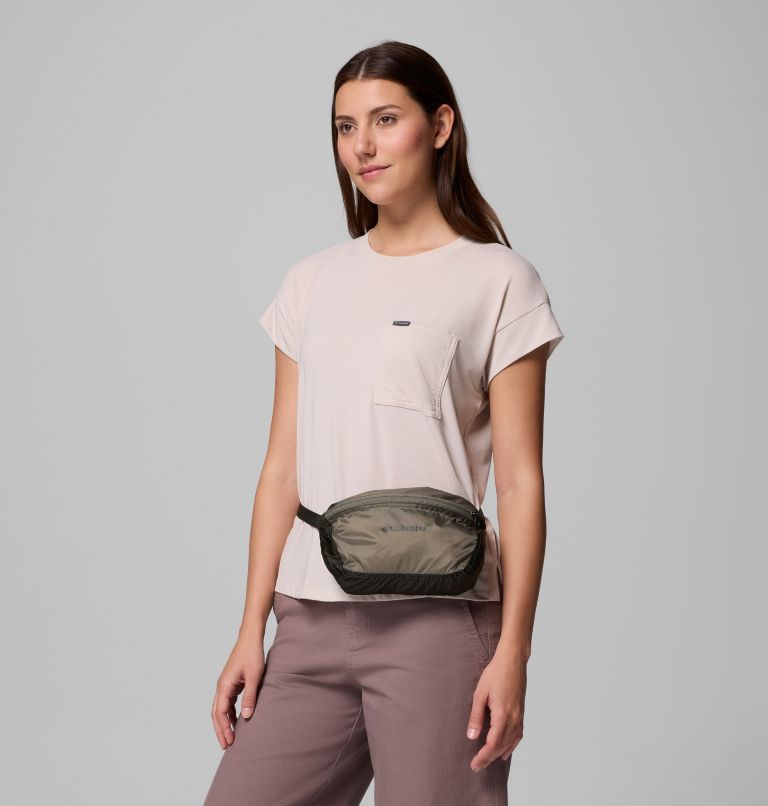 Lightweight Packable Hip Pack, Color: Stone Green, Greenscape, image 5