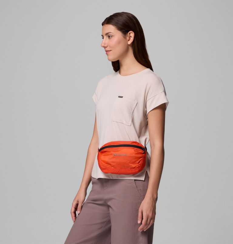 Lightweight Packable Hip Pack, Color: Zing, Black, image 6