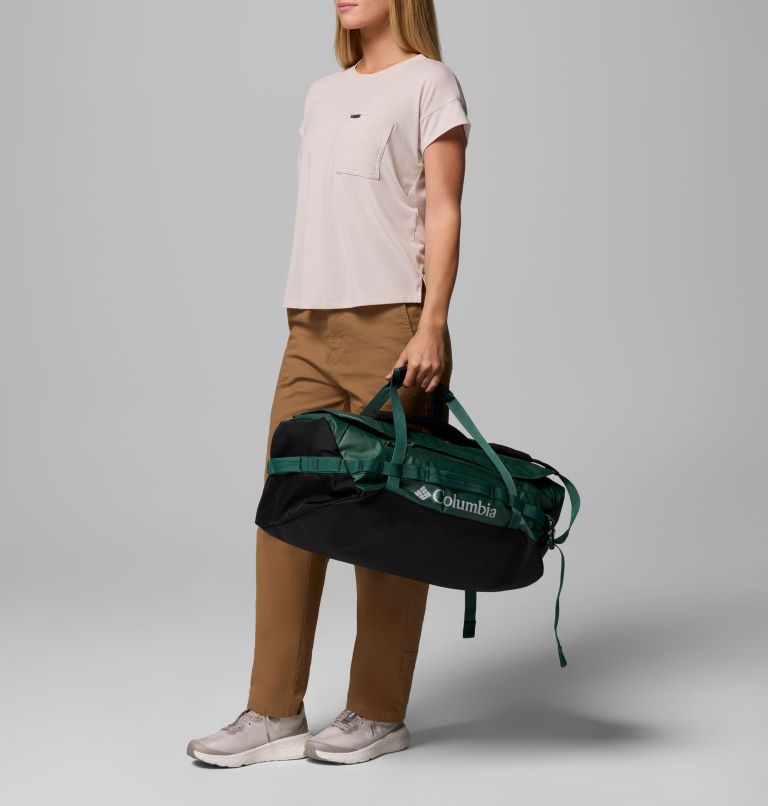 Unisex Landroamer 40L Duffel Bag, Color: Rain Forest, Black, image 5