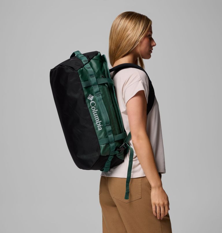 Unisex Landroamer 40L Duffel Bag, Color: Rain Forest, Black, image 6