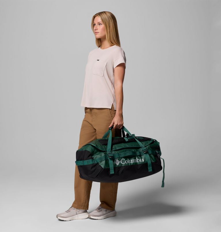 Unisex Landroamer 60L Duffel Bag, Color: Rain Forest, Black, image 5