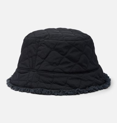 Winter Pass II wendbarer gesteppter Sherpa Bucket Hat für Unisex, Color: Black, Black, image 5