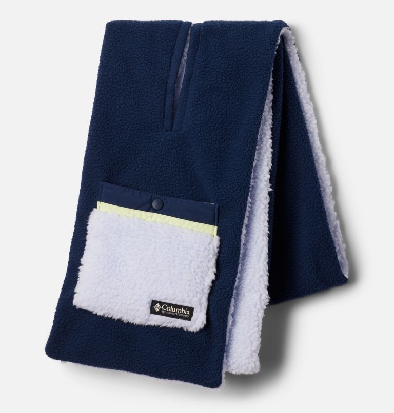Helvetia Sherpa Scarf, Color: Collegiate Navy, Snowdrift, image 1