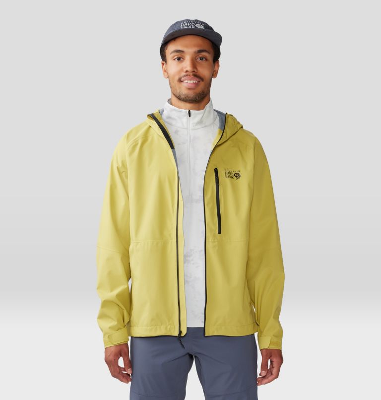 Thumbnail: Men's Stretch Ozonic Jacket, Color: Bright Olive, image 12