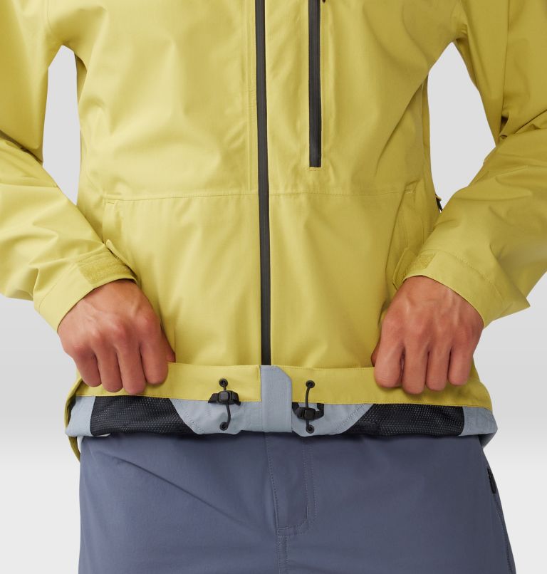 Thumbnail: Men's Stretch Ozonic Jacket, Color: Bright Olive, image 9