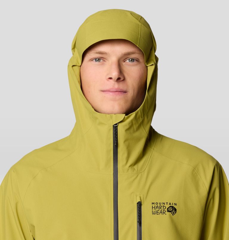 Men's Stretch Ozonic Jacket, Color: Vetiver, Moon Moss, image 4