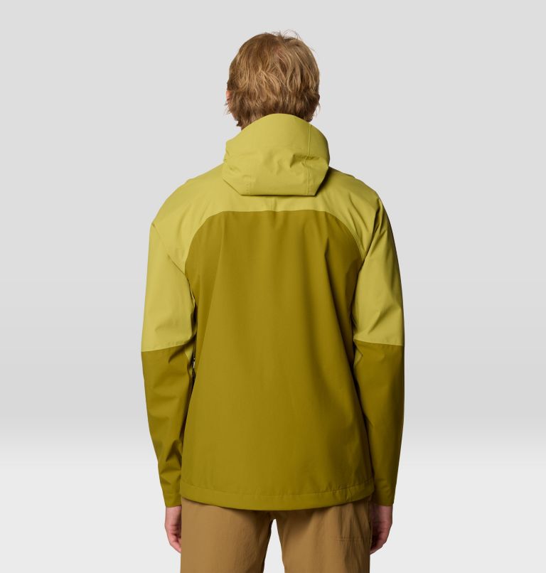 Men's Stretch Ozonic Jacket, Color: Vetiver, Moon Moss, image 2