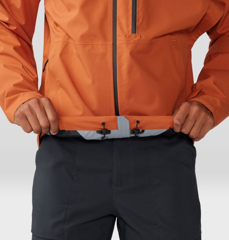 Men's Stretch Ozonic Jacket, Color: Raw Carnelian, image 9