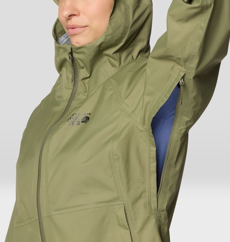 Women's Threshold Jacket, Color: Mission Olive, image 7