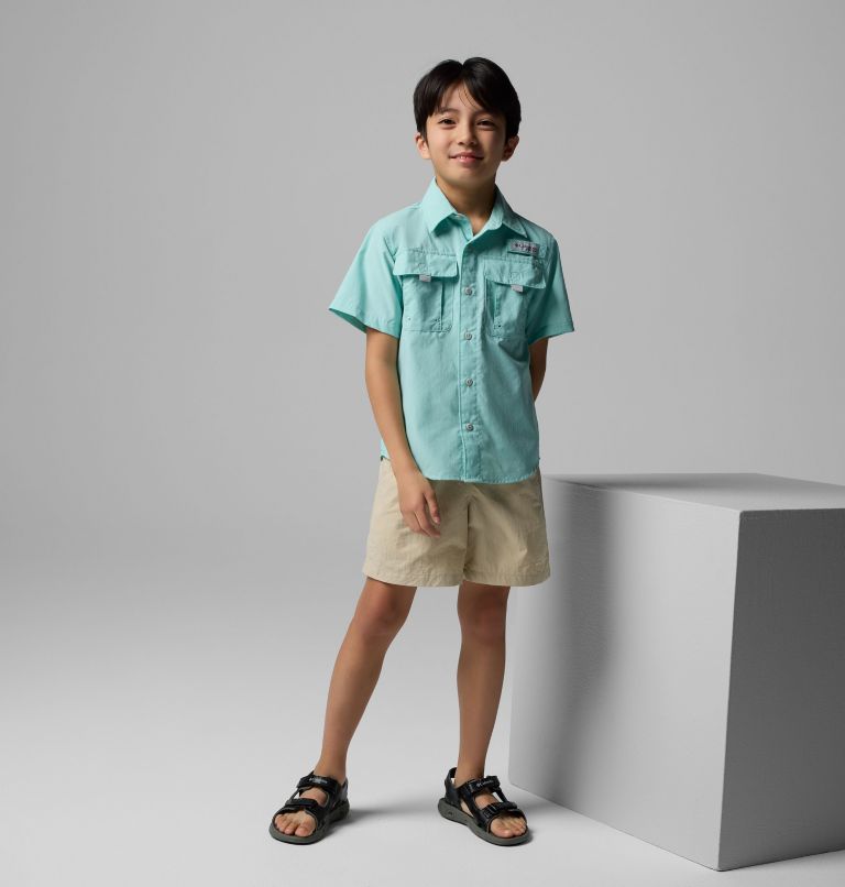 Boys' PFG Backcast II Shorts, Color: Fossil, image 1