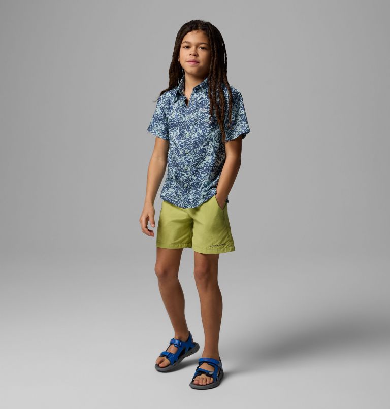 Boys' PFG Backcast II Shorts, Color: Pear, image 1