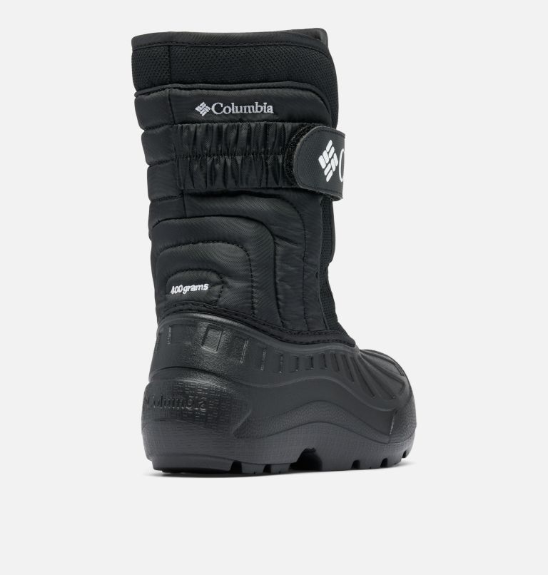 Big Kids' Powderbug Snowlite Strap Boot, Color: Black, White, image 9
