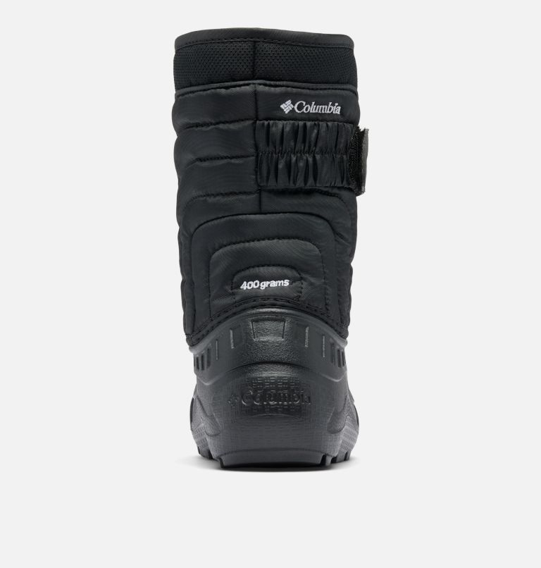 Big Kids' Powderbug Snowlite Strap Boot, Color: Black, White, image 2