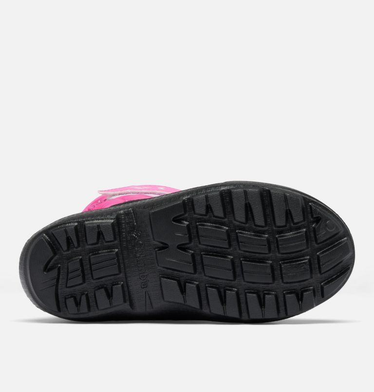 Big Kids' Powderbug Snowlite Strap Boot, Color: Pink Ice, Satin Pink, image 5