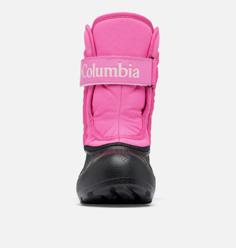 Big Kids' Powderbug Snowlite Strap Boot, Color: Pink Ice, Satin Pink, image 8