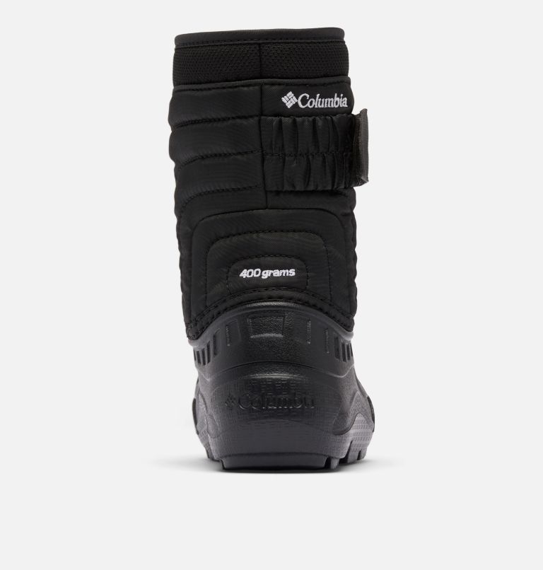 Little Kids' Powderbug Snowlite Strap Boot, Color: Black, White, image 2