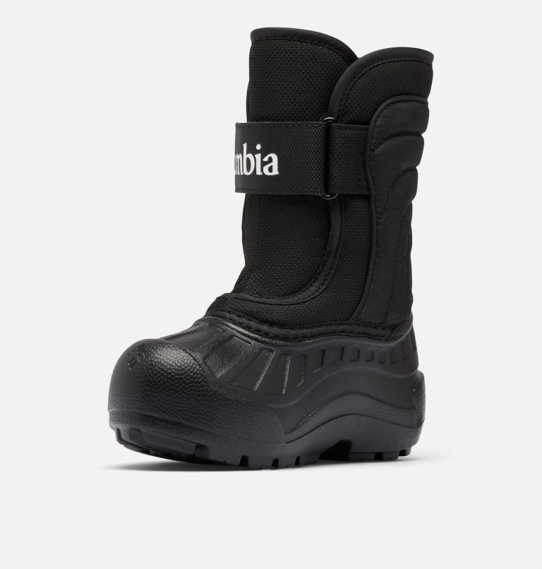 Little Kids' Powderbug Snowlite Strap Boot, Color: Black, White, image 7