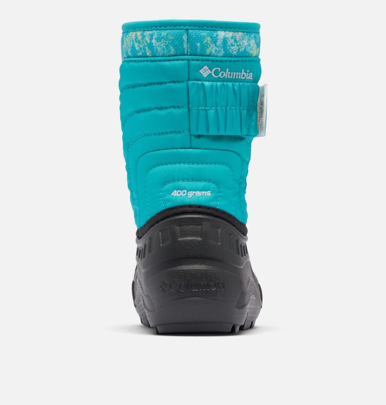 Little Kids' Powderbug Snowlite Strap Boot, Color: Geyser, Sea Salt, image 2