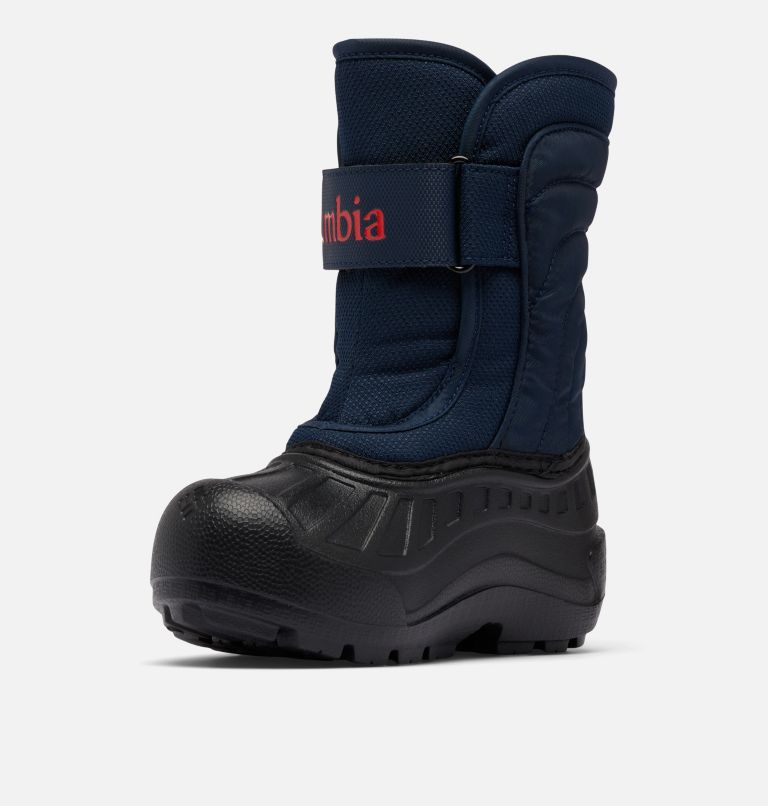 Little Kids' Powderbug Snowlite Strap Boot, Color: Collegiate Navy, Spicy, image 7