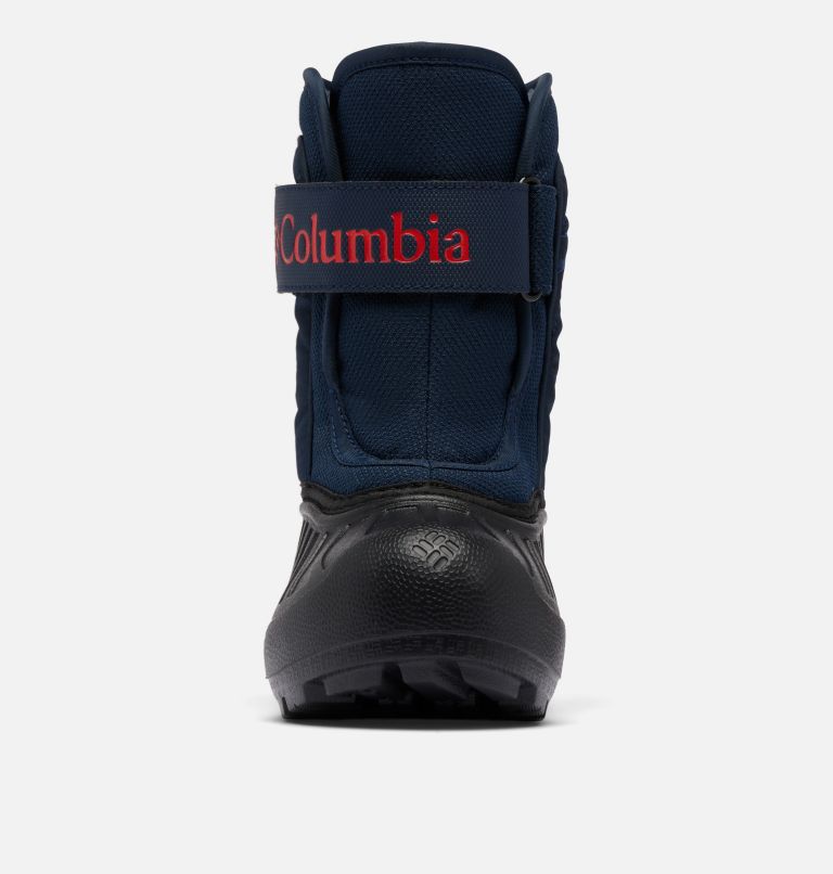 Little Kids' Powderbug Snowlite Strap Boot, Color: Collegiate Navy, Spicy, image 8