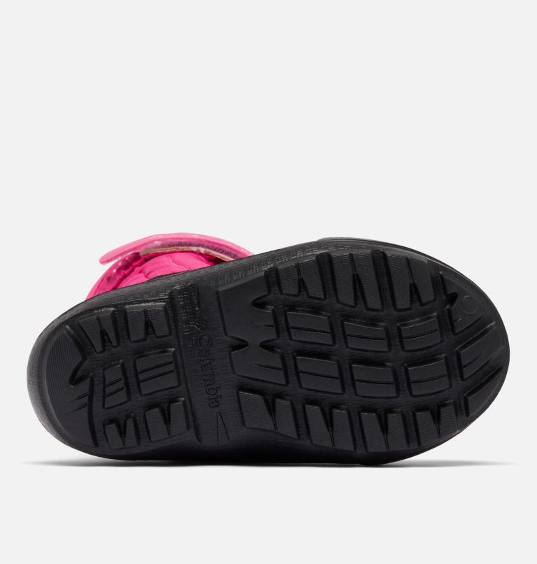 Little Kids' Powderbug Snowlite Strap Boot, Color: Pink Ice, Satin Pink, image 5