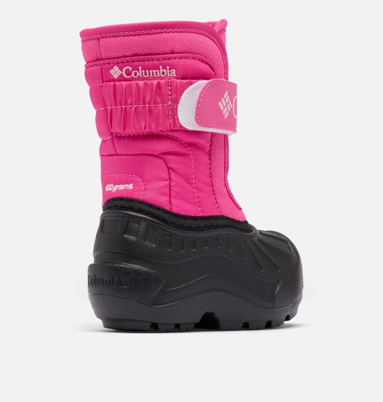 Toddler Powderbug Snowlite Strap Boot, Color: Pink Ice, Satin Pink, image 9