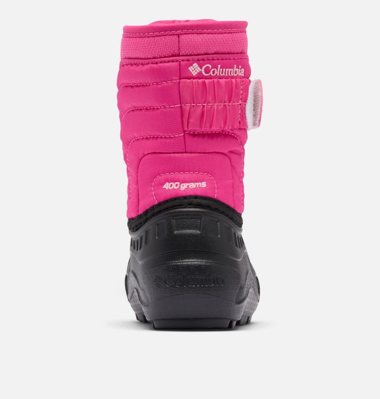 Toddler Powderbug Snowlite Strap Boot, Color: Pink Ice, Satin Pink, image 2