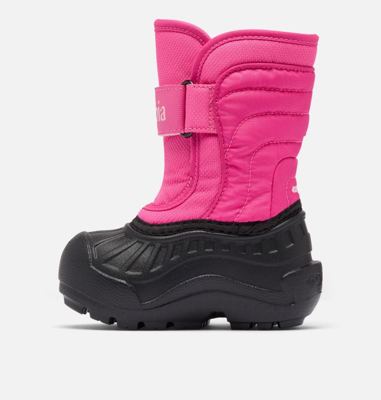 Toddler Powderbug Snowlite Strap Boot, Color: Pink Ice, Satin Pink, image 6