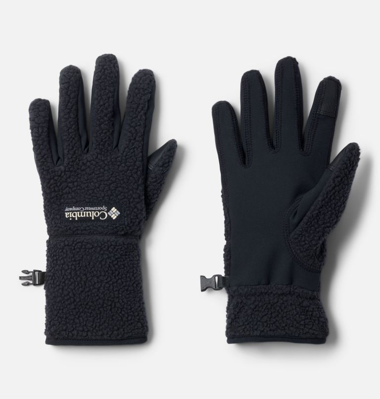 Women's Helvetia II Sherpa Gloves, Color: Black, image 1