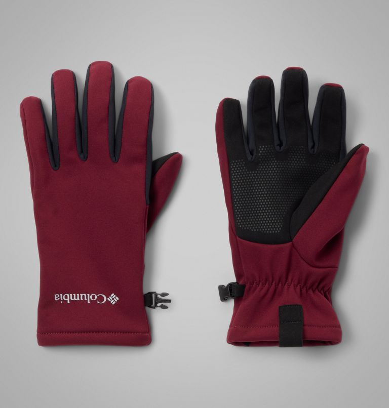 Women's Kruser Ridge III Softshell Gloves, Color: Rich Wine, image 1