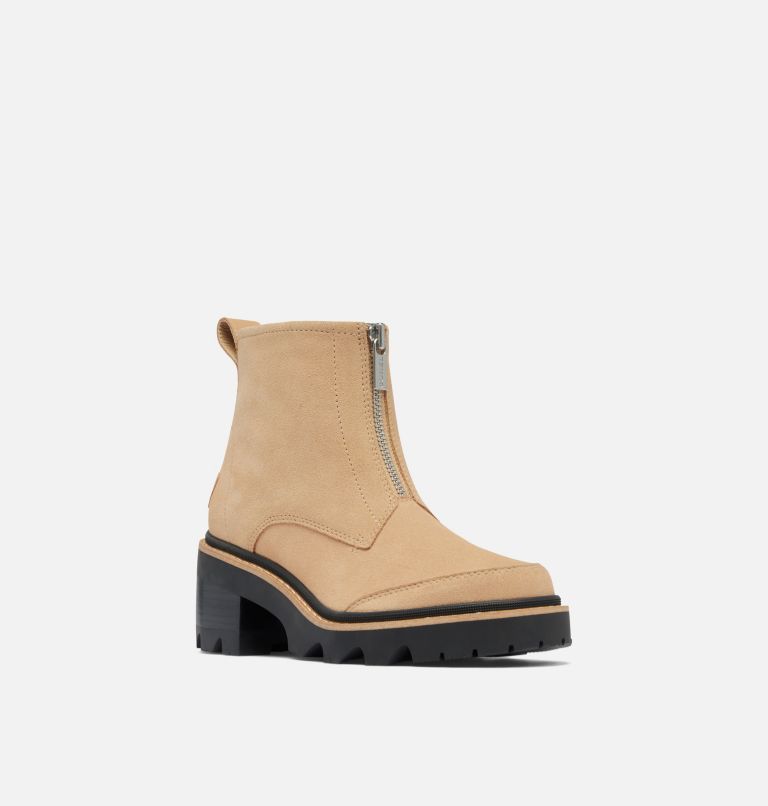 JOAN NOW Women's Zip Boot, Color: Canoe, Black, image 7