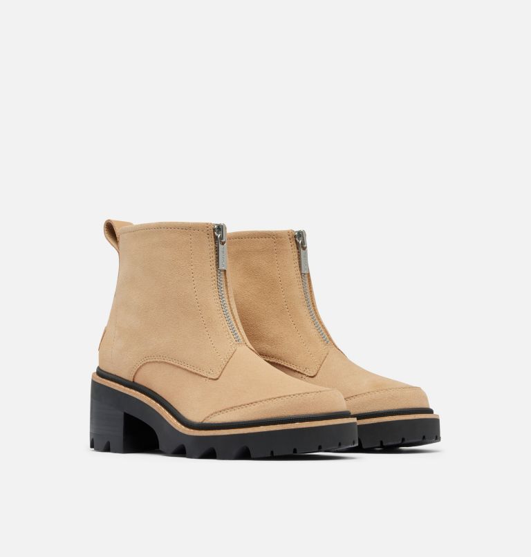 JOAN NOW Women's Zip Boot, Color: Canoe, Black, image 2