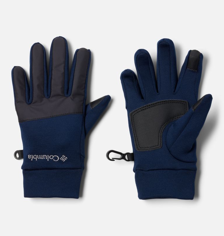 Kids' Cloudcap II Fleece Gloves, Color: Collegiate Navy, Black, image 1
