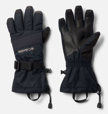 Women's Whirlibird III Waterproof Ski Gloves, Color: Black, image 1