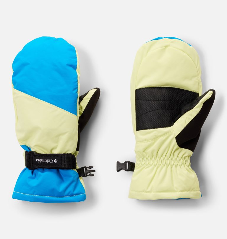 Kids' Core III Mittens, Color: Compass Blue, Citron Haze, image 1