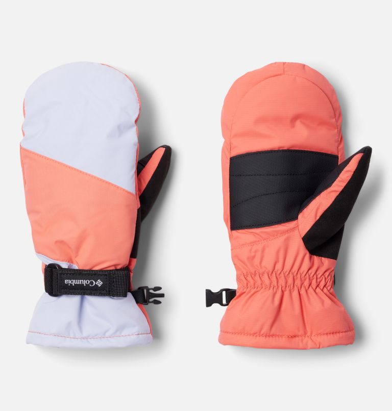 Mitaines Core III pour enfants, Color: Snowdrift, Hot Coral, image 1