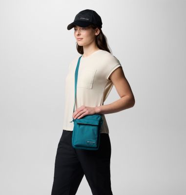 Unisex Zigzag II Side Bag, Color: River Blue, image 12