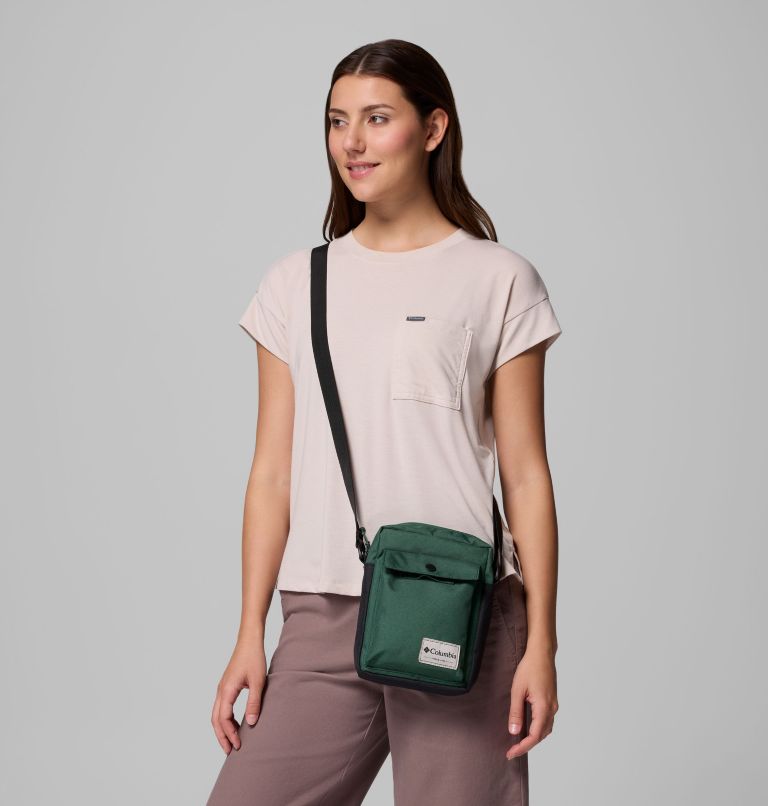 Zigzag II Side Bag, Color: Rain Forest, Black, image 5