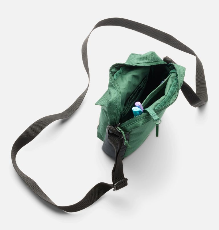 Zigzag II Side Bag, Color: Rain Forest, Black, image 7