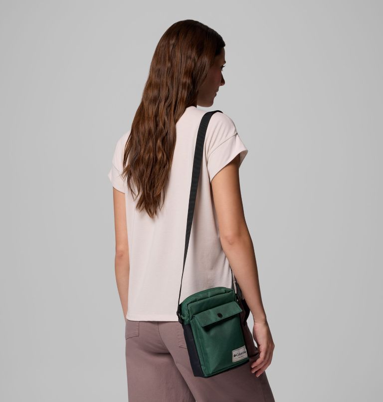 Zigzag II Side Bag, Color: Rain Forest, Black, image 6