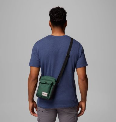 Unisex Zigzag II Side Bag, Color: Rain Forest, Black, image 4