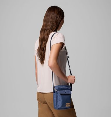 Columbia Borsa a tracolla unisex a zigzag 2 laterali (confezione da