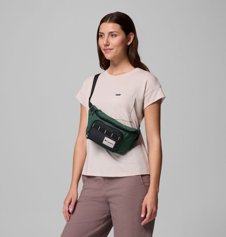 Zigzag II Hip Pack, Color: Rain Forest, Black, image 6