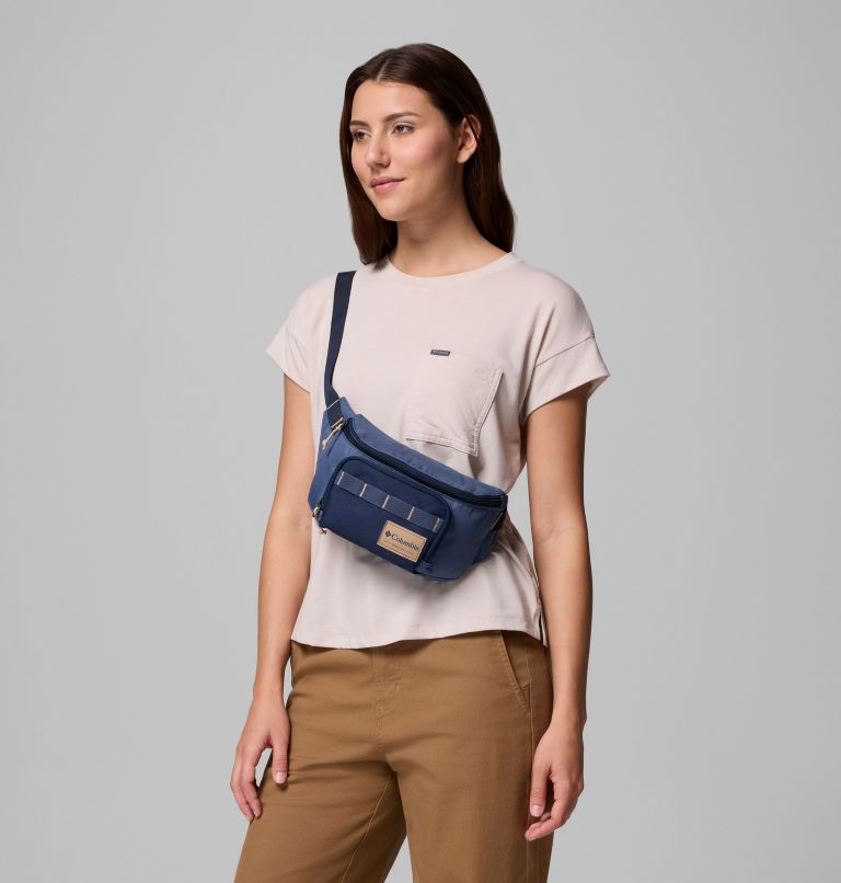 Zigzag II Hip Pack, Color: Dark Mountain, Collegiate Navy, image 6
