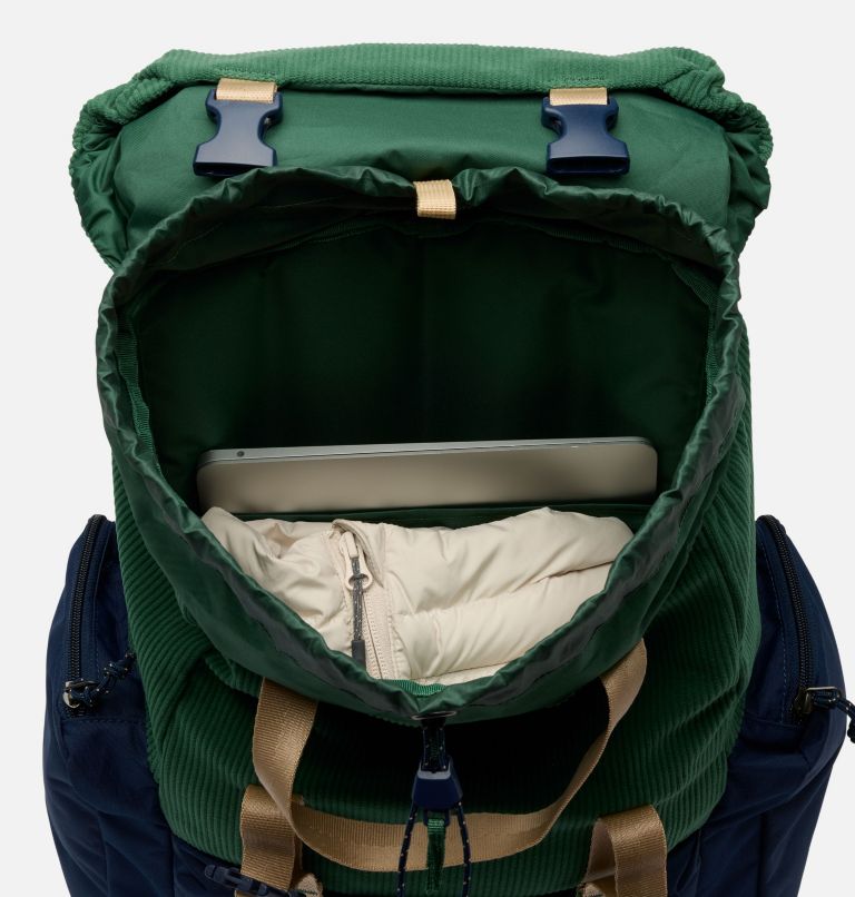 Trail Traveler 28L Rucksack, Color: Rain Forest, Collegiate Navy, image 8