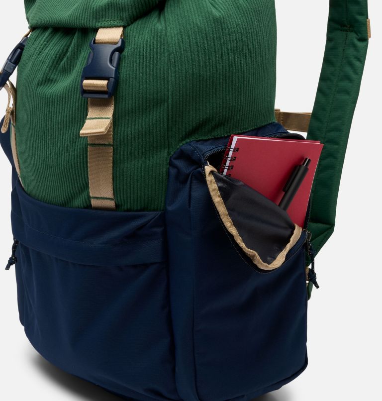 Trail Traveler 28L Rucksack, Color: Rain Forest, Collegiate Navy, image 10