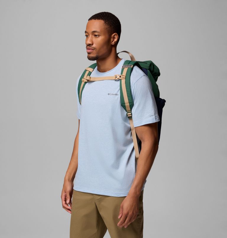 Trail Traveler 28L Rucksack, Color: Rain Forest, Collegiate Navy, image 3