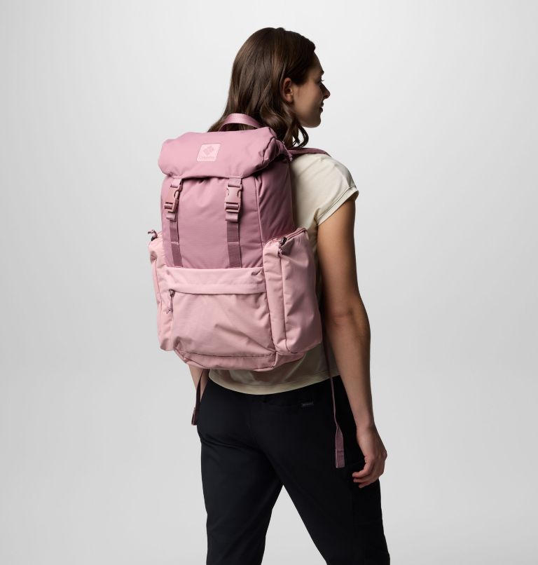 Unisex Trail Traveler 28L Rucksack, Color: Fig, Eraser Pink, image 5