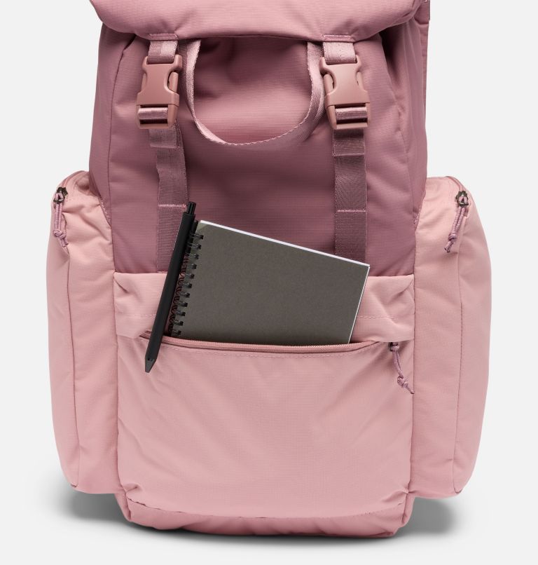Unisex Trail Traveler 28L Rucksack, Color: Fig, Eraser Pink, image 7