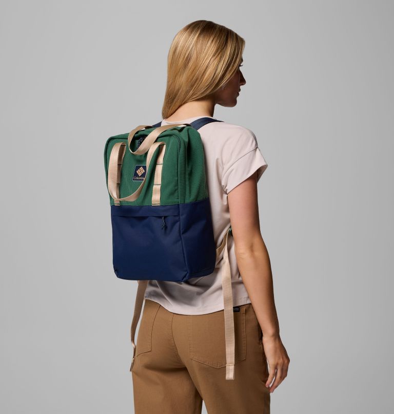 Trail Traveler 18L Backpack, Color: Rain Forest, Collegiate Navy, image 6